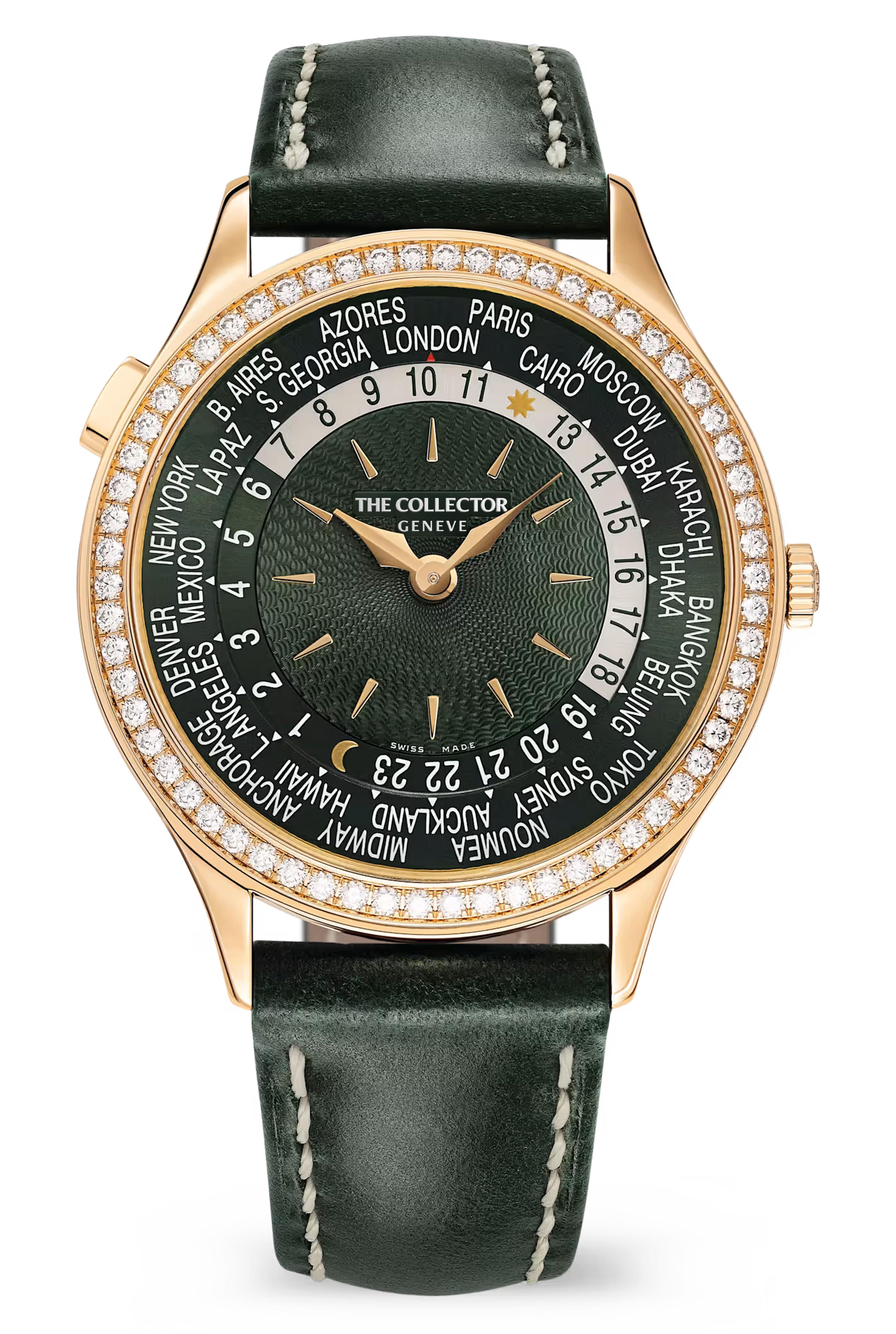 Genevra Worldtimer Verde GN09WV
